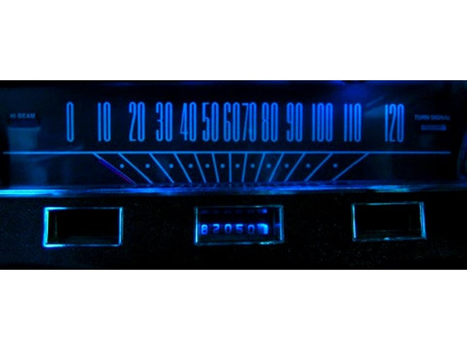 MP-6456-LED-GA-BLUE-FAL 64.5-65 Falcon BLUE LED Gauge Bulb Kit