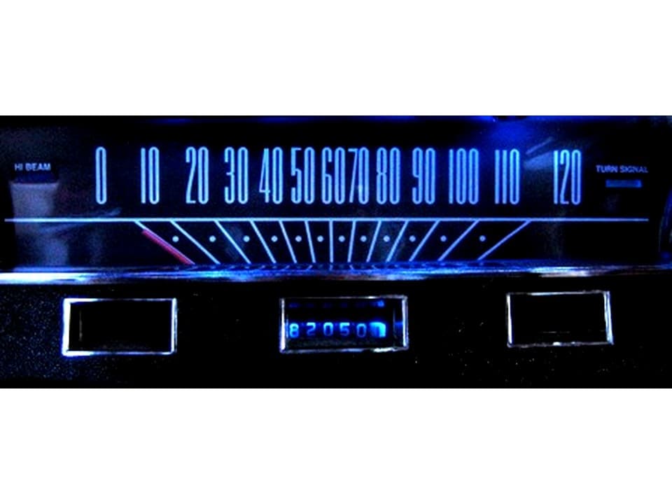 MP-6456-LED-GA-UB-BLU 64-65 Mustang Ultra-Bright BLUE LED Gauge Bulb Kit