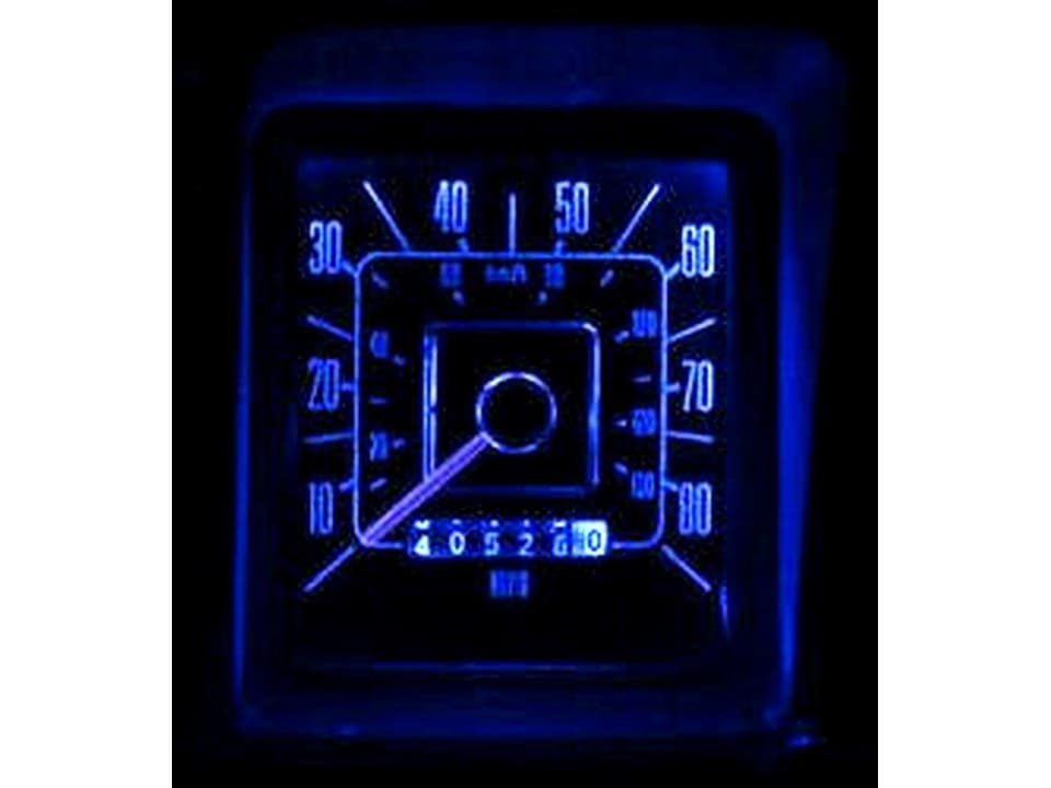 MP-6677-LED-GA-BRC-BLU-UB  66-77 Bronco ULTRA BRIGHT BLUE LED Gauge Lamp Kit